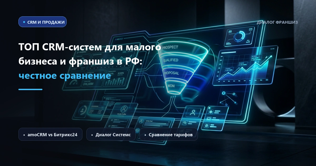 ТОП CRM-систем для малого бизнеса и франшиз в РФ: честное сравнение функционала и тарифов