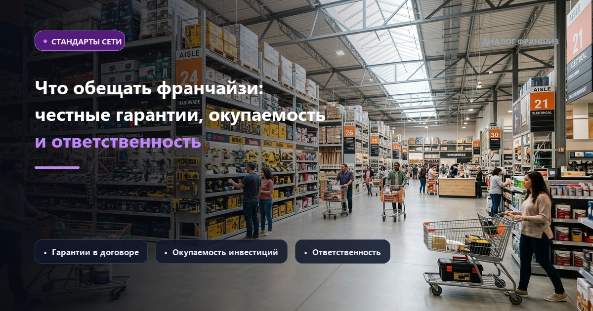 Мы не обещаем франчайзи прибыль. И вот почему это правильно