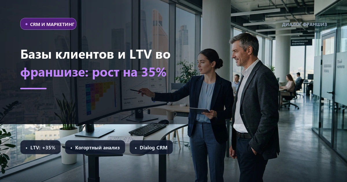 Сегментация и прогрев базы клиентов во франшизе: как поднять LTV сети на 35% и защититься от кассовых разрывов через Dialog CRM