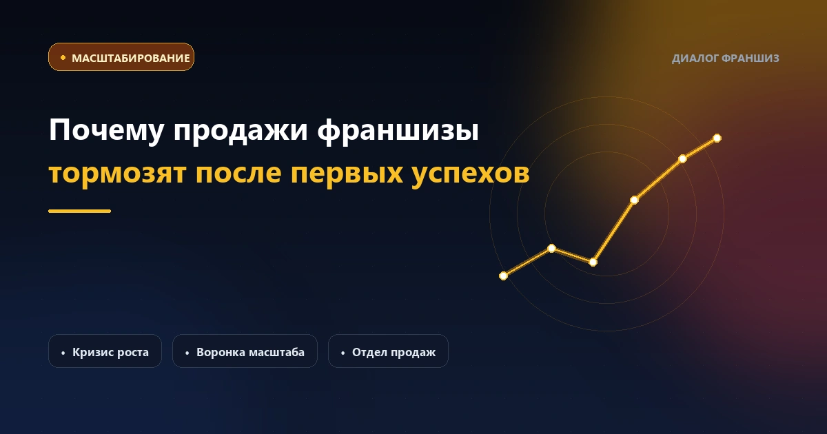 Почему продажи франшизы тормозят после первых успехов