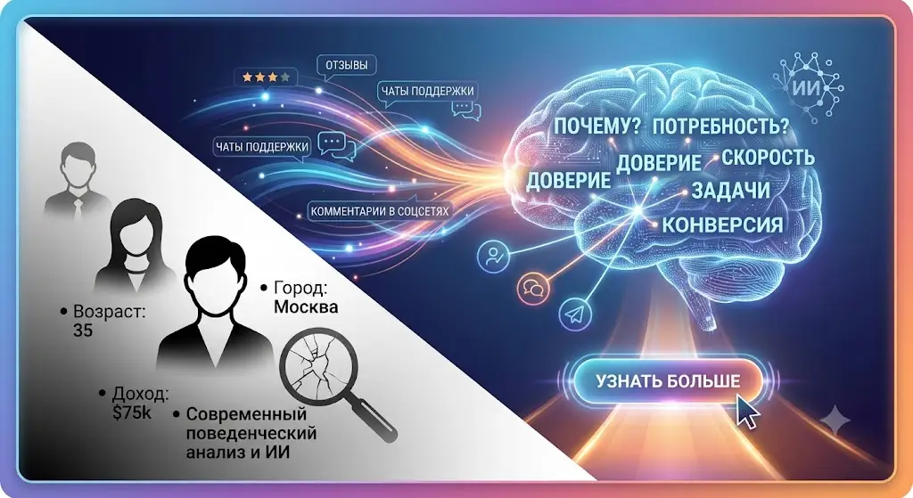 Почему классический портрет аудитории больше не продает: новый подход к маркетингу