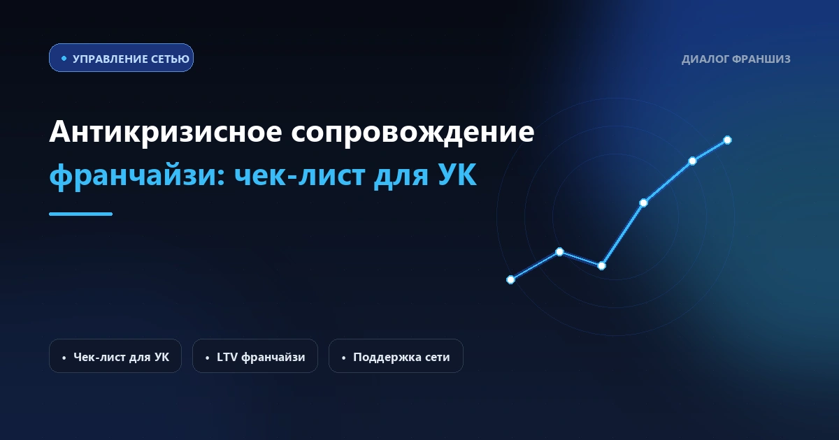 Антикризисное сопровождение франчайзи: чек-лист для УК