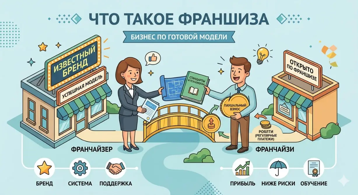 Что такое франшиза и как она работает: всё простыми словами