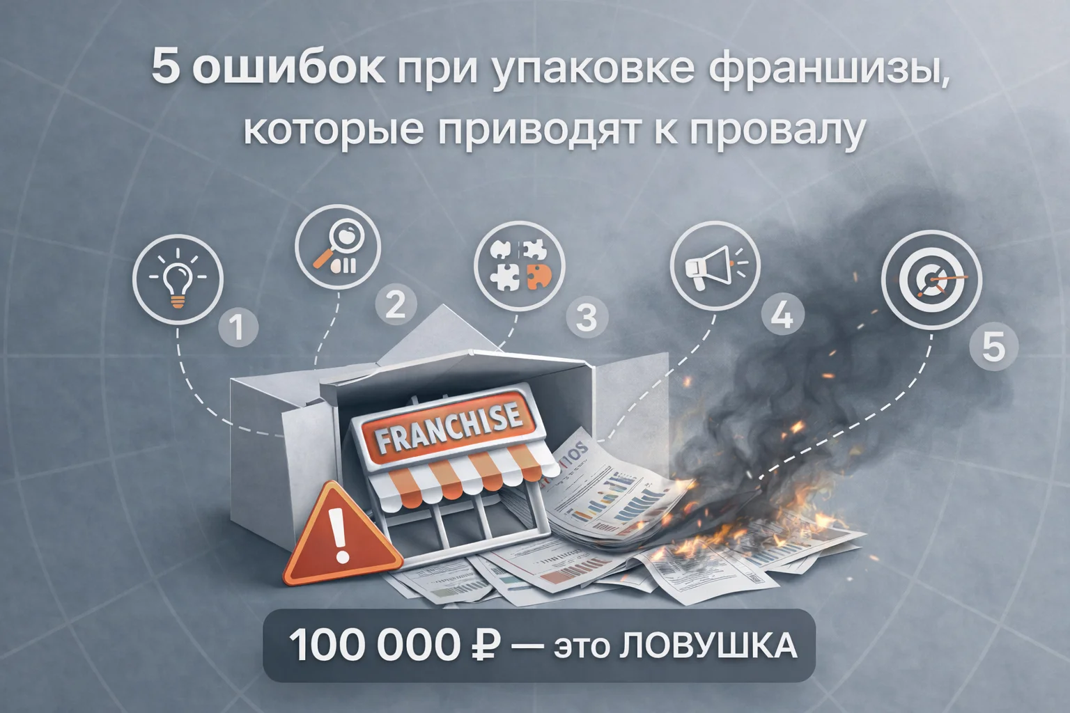 5 ошибок при упаковке франшизы, которые приводят к провалу