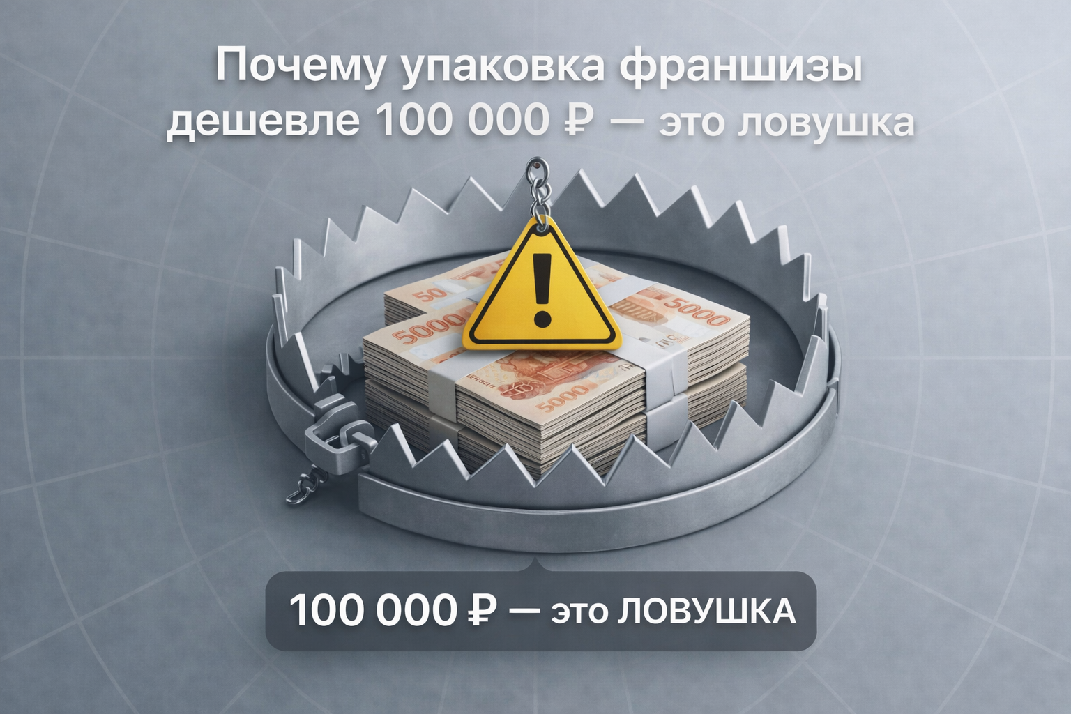 Почему упаковка франшизы дешевле 100 000 ₽ — это ловушка