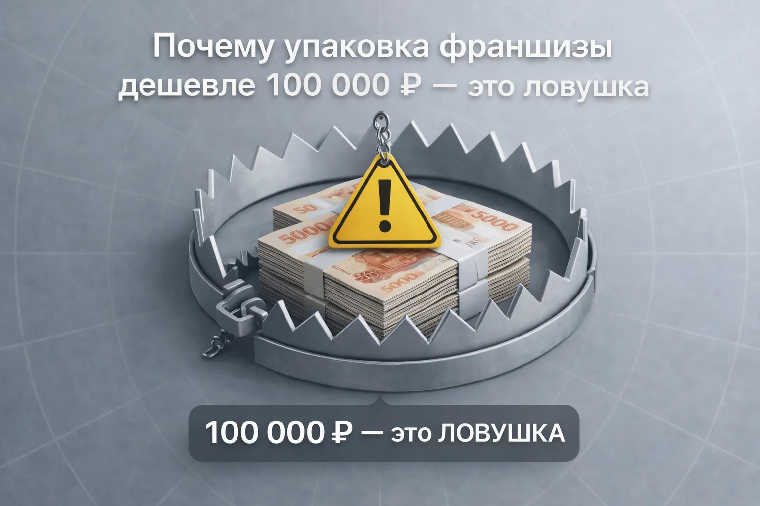 Почему упаковка франшизы дешевле 100 000 ₽ — это ловушка